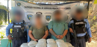 Arrestan pareja con 25 paquetes de marihuana en Copán