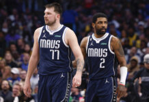 Triples de Kyrie Irving y Luca Doncic dan a Mavericks segunda victoria en final del Oeste