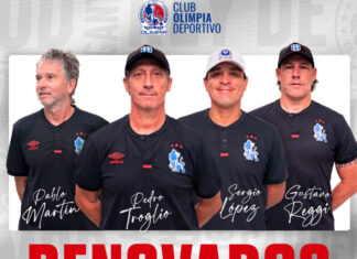 Pedro Troglio y su equipo renuevan su contrato con el Olimpia