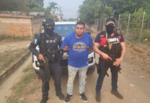 Agentes policiales capturan a extraditable en zona montañosa de El Porvenir, Francisco Morazán