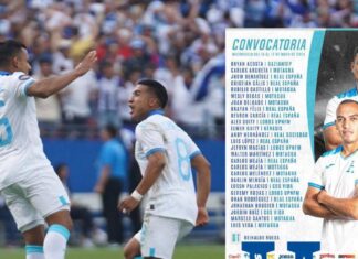 Honduras convoca a 26 jugadores para un microciclo de cara a la eliminatoria del Mundial