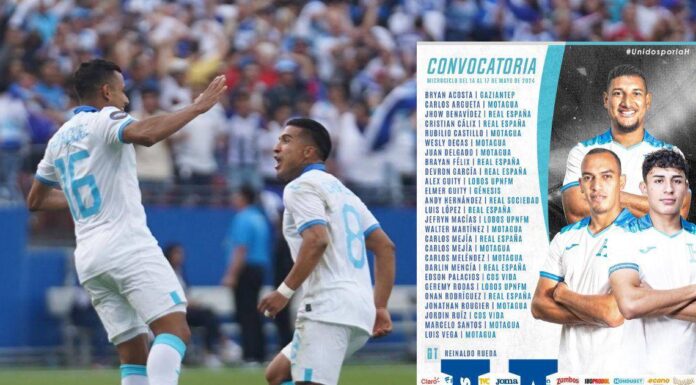 Honduras convoca a 26 jugadores para un microciclo de cara a la eliminatoria del Mundial