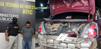 15 años de cárcel para Ronny Lezama, por tráfico de más de 42 kilos de marihuana que ocultaba en bómper de vehículo