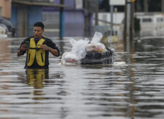 Las lluvias se intensifican en el sur de Brasil y la situación puede empeorar