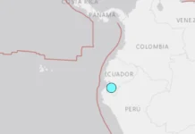 Un terremoto de magnitud 5,5 sacude la zona costera del suroeste de Ecuador