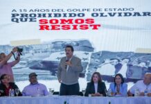 Mel Zelaya instala el Foro de Sao Paulo y presenta oficialmente a Rixi Moncada como candidata de Libre