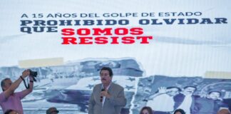 Mel Zelaya instala el Foro de Sao Paulo y presenta oficialmente a Rixi Moncada como candidata de Libre