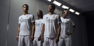 El Real Madrid presenta su nueva camiseta y estrena tienda en el Bernabéu