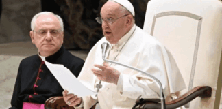 El papa Francisco afirma que interceder por la paz requiere involucrarse y asumir riesgos