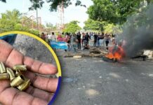 Pobladores que habían sido desalojados se toman de nuevo la CA-13 en Trujillo