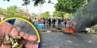 Pobladores que habían sido desalojados se toman de nuevo la CA-13 en Trujillo