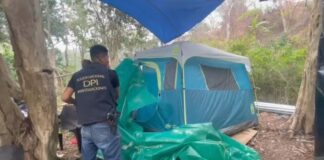 Descubren «campamento de la pandilla 18» en El Merendón, y encuentran indumentaria policial