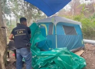 Descubren «campamento de la pandilla 18» en El Merendón, y encuentran indumentaria policial