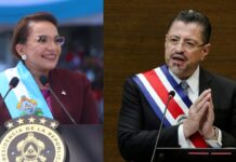 El presidente de Costa Rica y la de Honduras se reunirán el próximo jueves