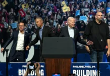 Biden recauda más de 28 millones de dólares en un acto en Los Ángeles junto a Obama