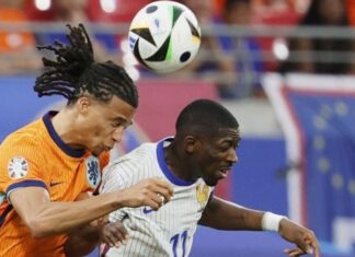 Francia y Holanda igualan sin goles en el grupo D de la Eurocopa