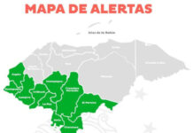 Copeco decreta Alerta Verde en 10 departamentos por lluvias