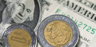 El peso mexicano cae un 8,19 % en una semana de nerviosismo tras las elecciones