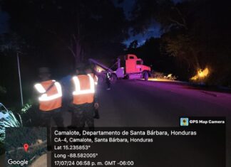 Al menos cuatro heridos en despiste de bus en Macuelizo, Santa Bárbara