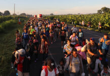 Unos 3.000 de migrantes parten en nueva caravana desde la frontera sur de México