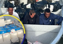 Capturan a tres colombianos con 500 kilos de cocaína en aguas del Caribe de Honduras