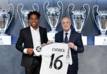 Endrick firma su contrato como jugador del Real Madrid