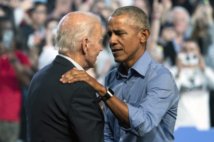 Biden, Obama, Senate candidate Fetterman attend rally in Philadelphia
