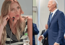 Scarlett Johansson critica a los demócratas por especular sobre la sustitución de Biden