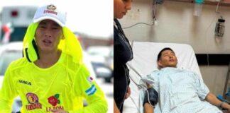 Shin Fujiyama retoma carrera de 3,000 kilómetros tras sufrir deshidratación