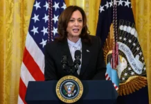 Kamala Harris arremete contra Trump y no hace mención de la polémica sobre Biden