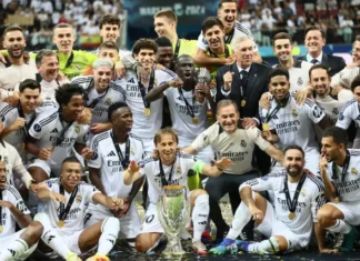 El Real Madrid se alza en solitario como el club con más Supercopas de Europa