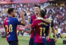 El Barcelona golea 7-0 al Valladolid