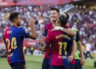 El Barcelona golea 7-0 al Valladolid