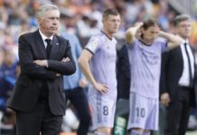 Quinto peor arranque de Liga del Real Madrid en el Siglo XXI; segundo de Ancelotti