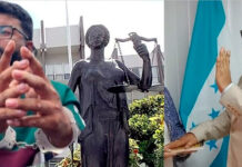 Juez Vallecillo comparece ante los tribunales en audiencia de prueba anticipada