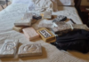 Autoridades capturan a cuatro miembros de estructura de tráfico de droga con 20 kilos de cocaína y 20 libras de marihuana