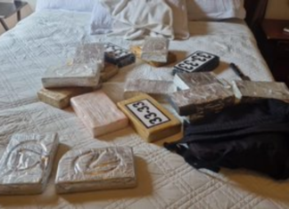 Autoridades capturan a cuatro miembros de estructura de tráfico de droga con 20 kilos de cocaína y 20 libras de marihuana