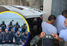 Dictan prisión preventiva a tres colombianos y dos hondureños capturados con más de 4 mil kilos de cocaína