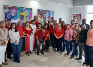 Jorge Cálix recibe apoyo de líderes liberales de Cortés