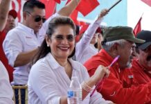 Como una muestra de decadencia política califica Rixi Moncada a opositores en su visita a Lempira