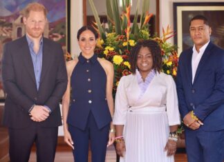 Los duques de Sussex empiezan su primera visita a Colombia centrada en ciberacoso y niñez