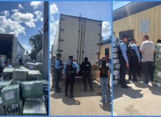 Decomisan en El Paraíso mercadería valorada en más de 36 millones de lempiras