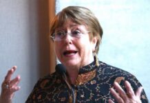 Expresidenta de Chile, Michelle Bachelet dice en Honduras que la violencia política discrimina e invisibiliza