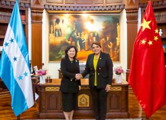 La presidenta Castro habla con vicecanciller de China de cooperación, educación y TLC