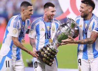 Sin Messi ni Di María, Argentina estrena el bicampeonato de América ante Chile