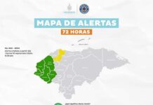 COPECO declara Alerta Amarilla en el Valle de Sula por crecimiento del río Ulúa