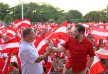 Jorge Cálix presenta a su precandidato para la alcaldía de Puerto Cortés