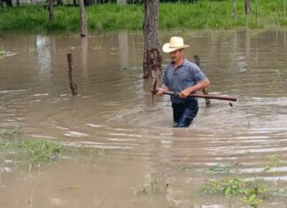 Lluvias dejan varias familias afectadas en Catacamas, Olancho