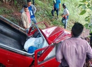 ¡Tragedia! Un padre junto a sus dos hijos fallecen en accidente vial en Lempira
