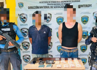 Capturan a dos mexicanos con un kilo de cocaína en Colón